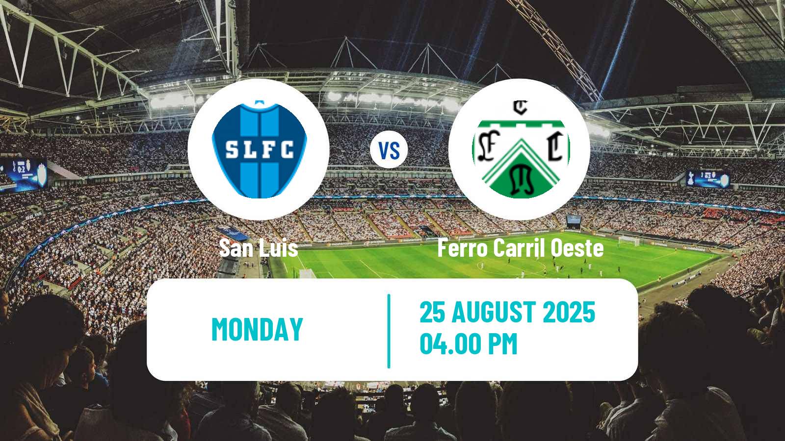 Football Argentinian Primera A Women San Luis - Ferro Carril Oeste