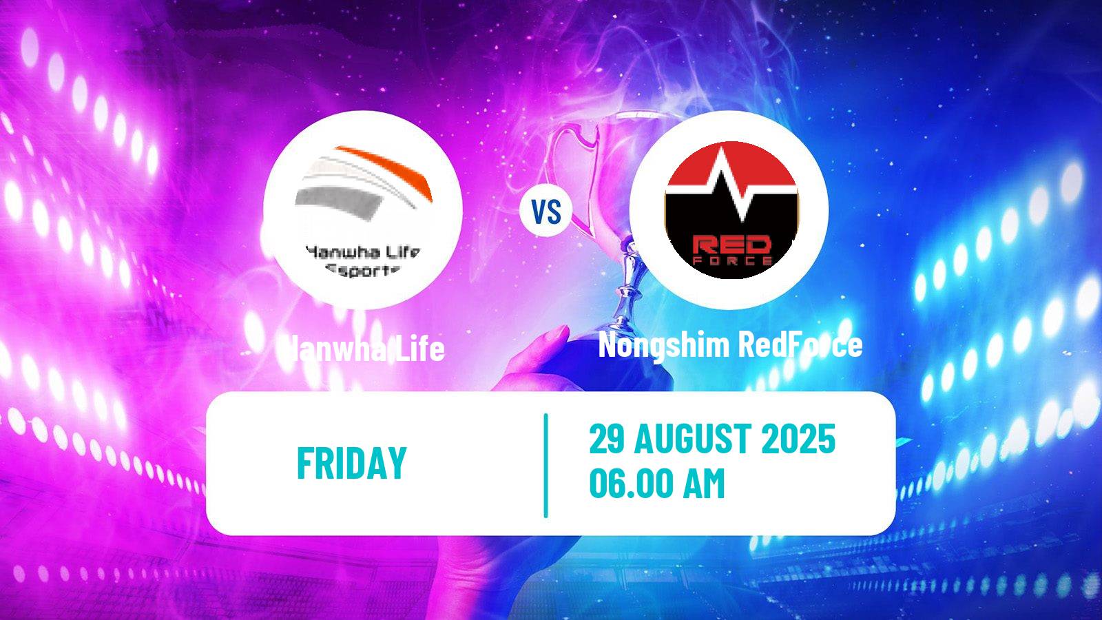 Esports League Of Legends Lck Hanwha Life - Nongshim RedForce
