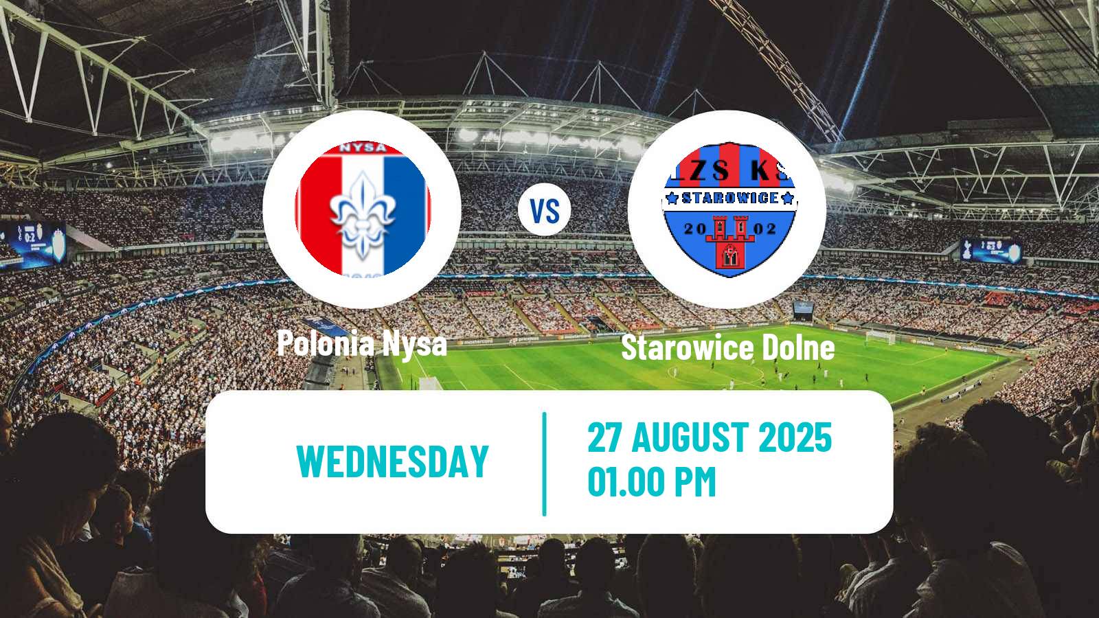 Football Polish Division 3 - Group III Polonia Nysa - Starowice Dolne