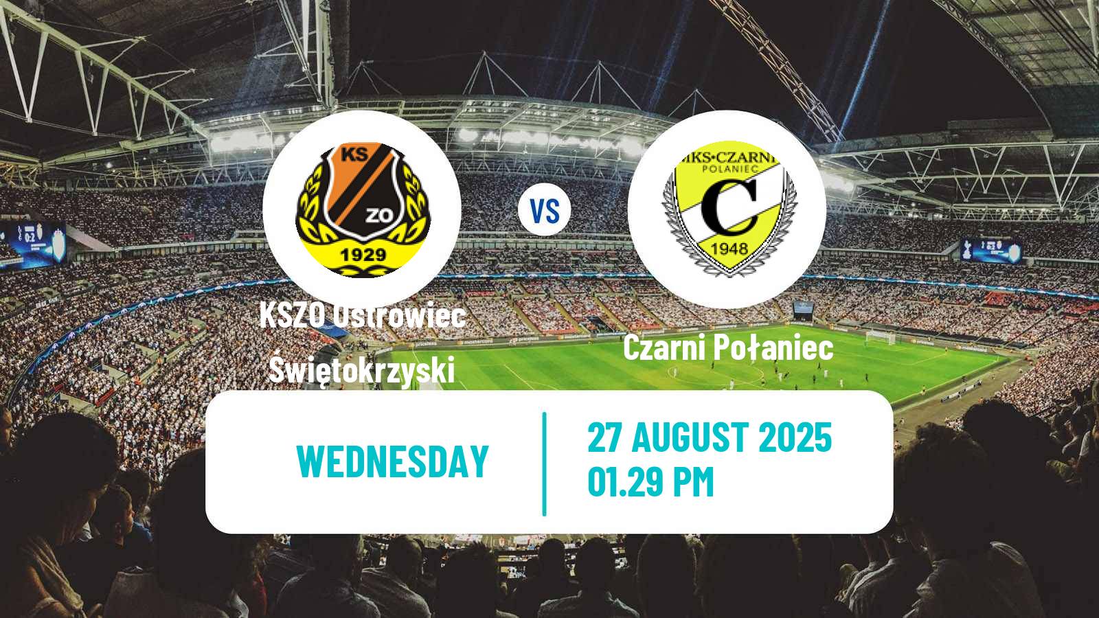 Football Polish Division 3 - Group IV KSZO Ostrowiec Świętokrzyski - Czarni Połaniec