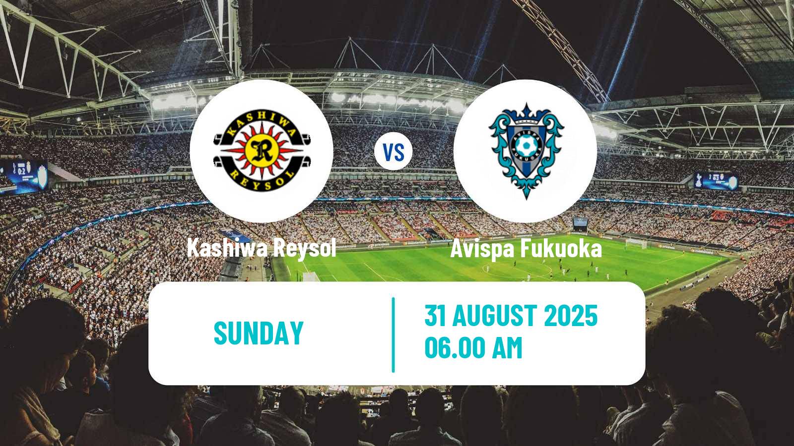 Football Japan J1 League Kashiwa Reysol - Avispa Fukuoka