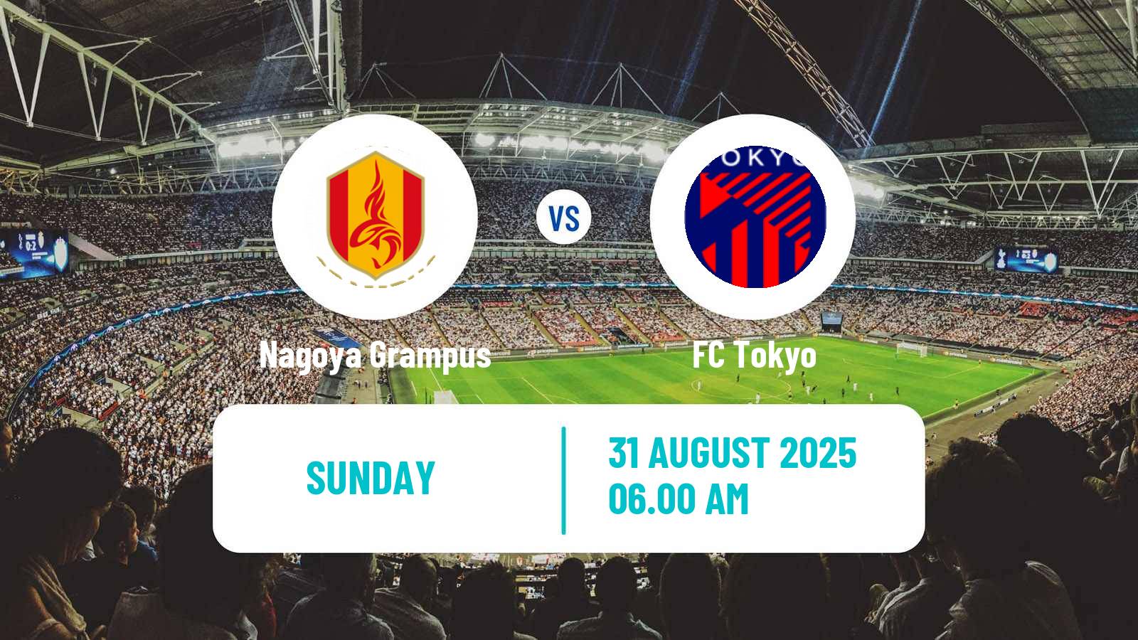 Football Japan J1 League Nagoya Grampus - Tokyo