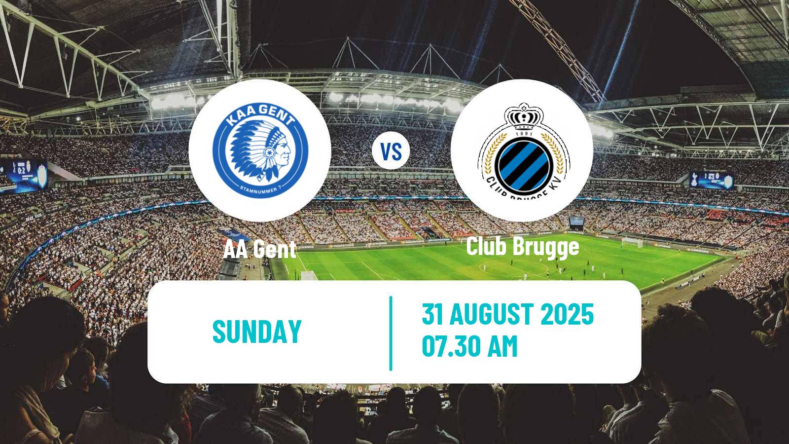 Football Belgian Jupiler Pro League Gent - Club Brugge