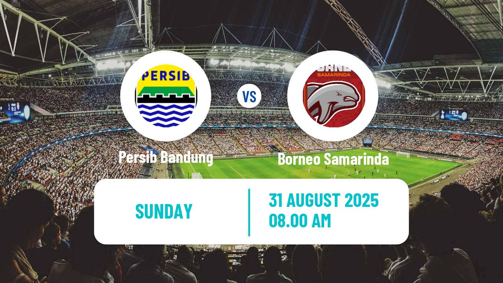 Football Indonesian Liga 1 Persib Bandung - Borneo Samarinda