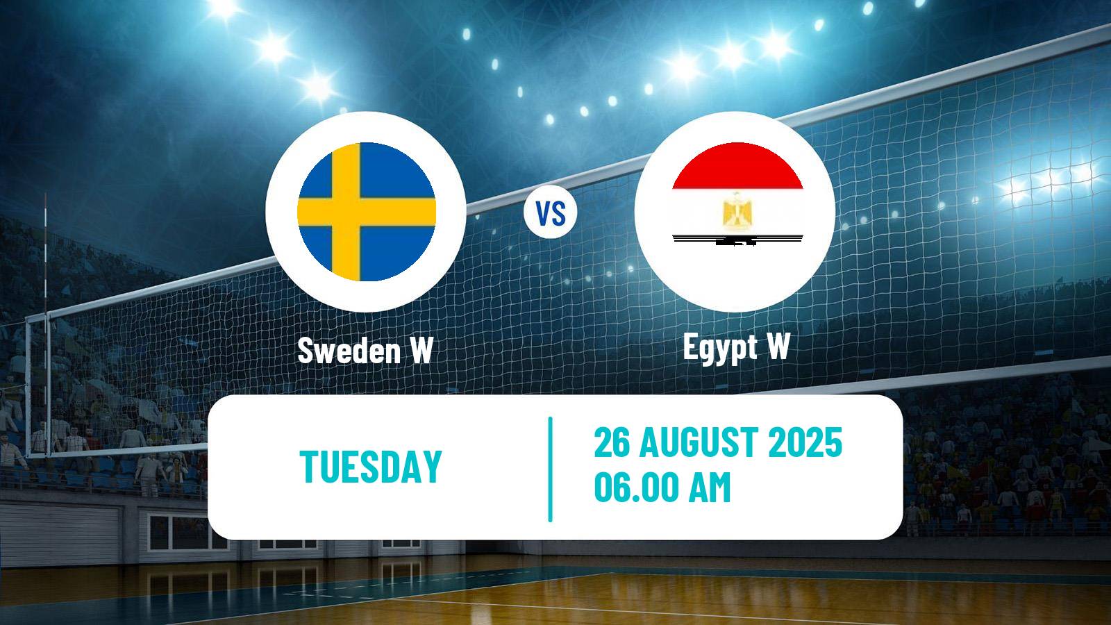 Volleyball World Championship Volleyball Women Sweden W - Egypt W