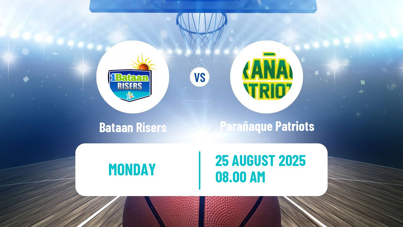 Basketball Philippines MBPL  Bataan Risers - Parañaque Patriots