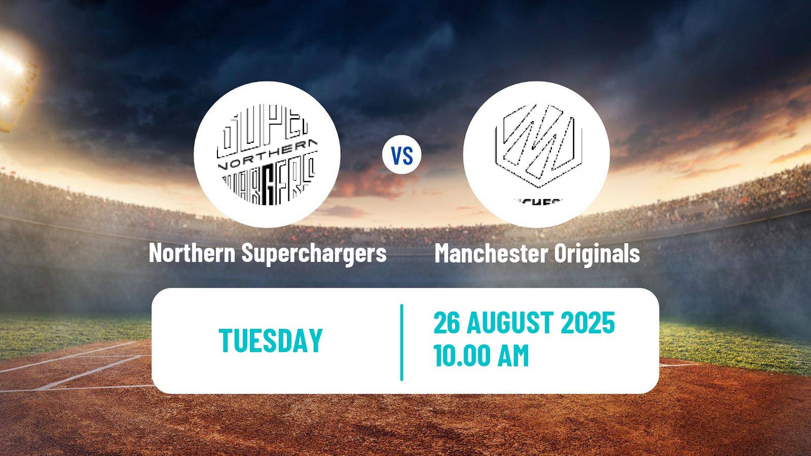 Cricket United Kingdom The Hundred Cricket Women Northern Superchargers - Manchester Originals