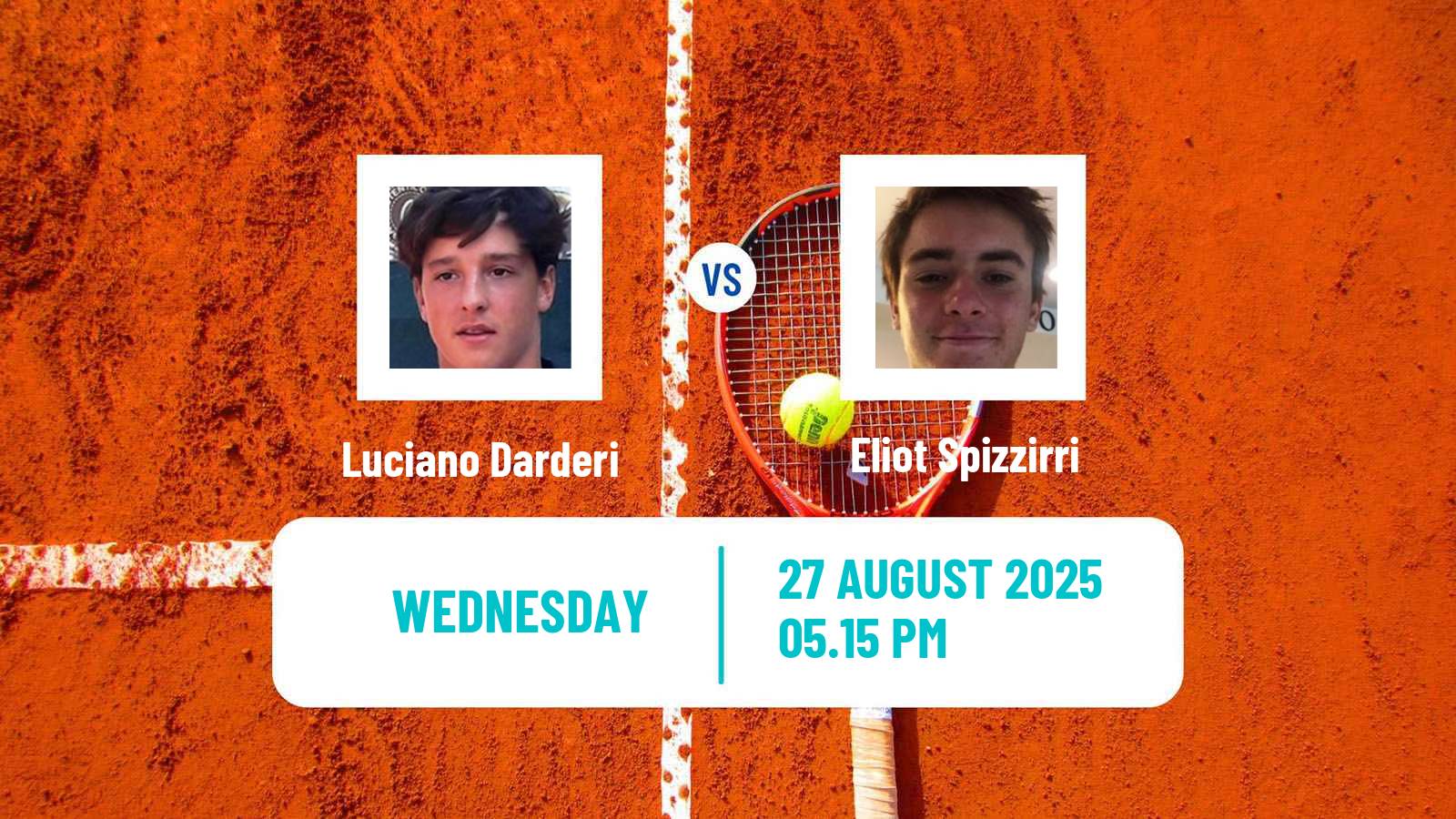 Tennis ATP US Open Luciano Darderi - Eliot Spizzirri