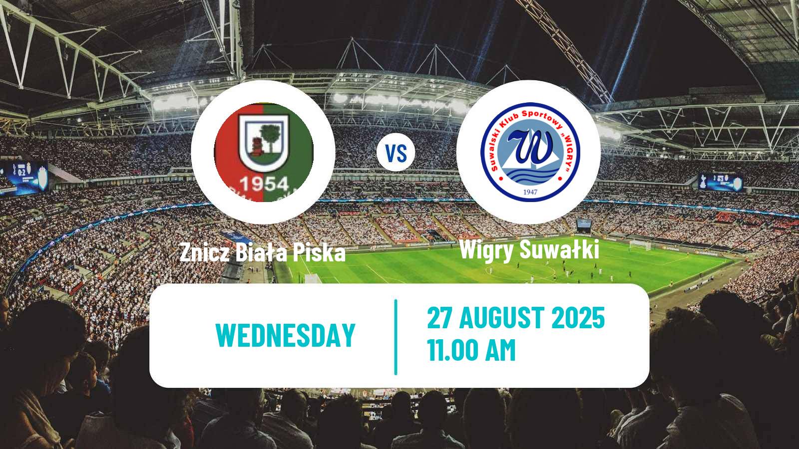 Football Polish Division 3 - Group I Znicz Biała Piska - Wigry Suwałki