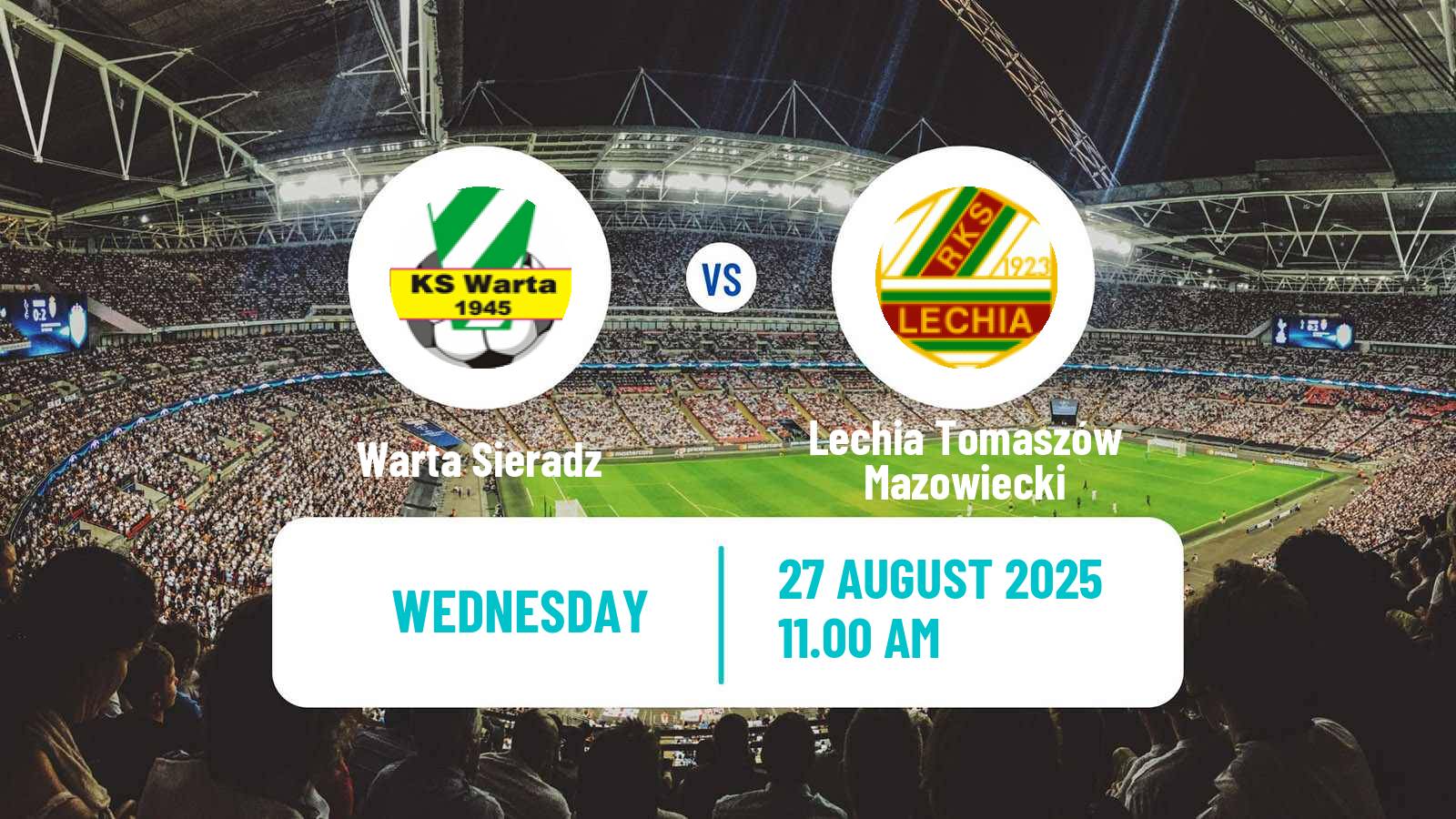 Football Polish Division 3 - Group I Warta Sieradz - Lechia Tomaszów Mazowiecki