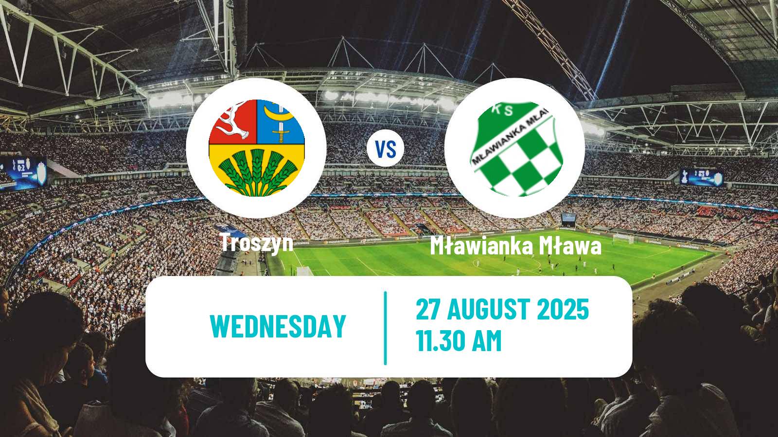 Football Polish Division 3 - Group I Troszyn - Mławianka Mława