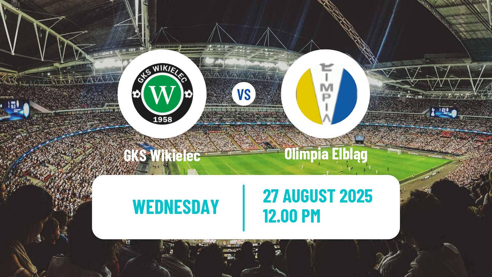 Football Polish Division 3 - Group I Wikielec - Olimpia Elbląg