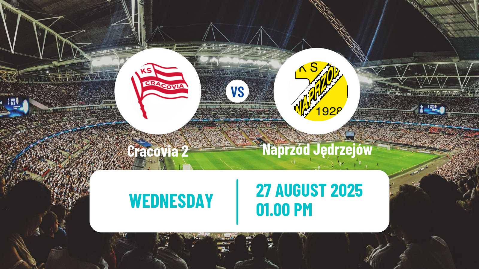 Football Polish Division 3 - Group IV Cracovia 2 - Naprzód Jędrzejów
