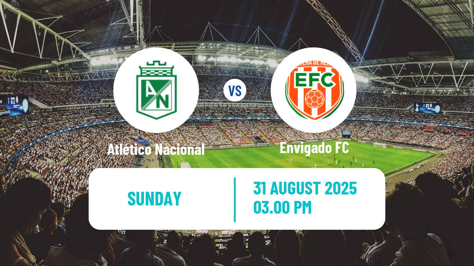 Football Colombian Primera A Atlético Nacional - Envigado