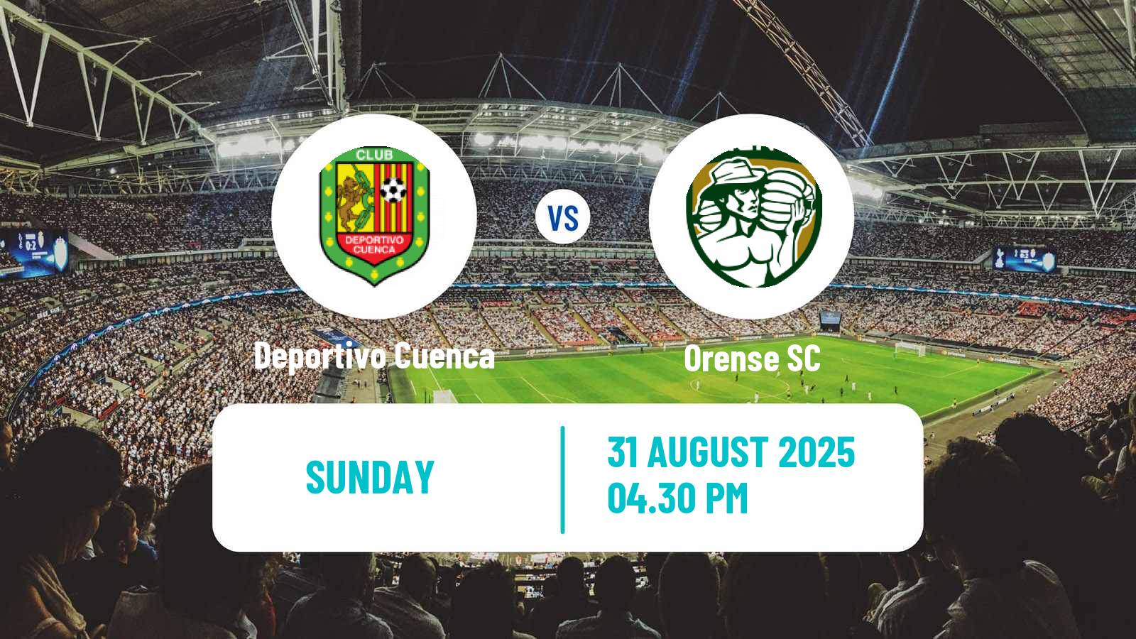Football Ecuadorian Liga Pro Deportivo Cuenca - Orense