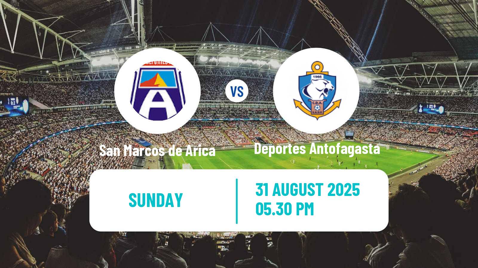 Football Chilean Primera B San Marcos de Arica - Deportes Antofagasta