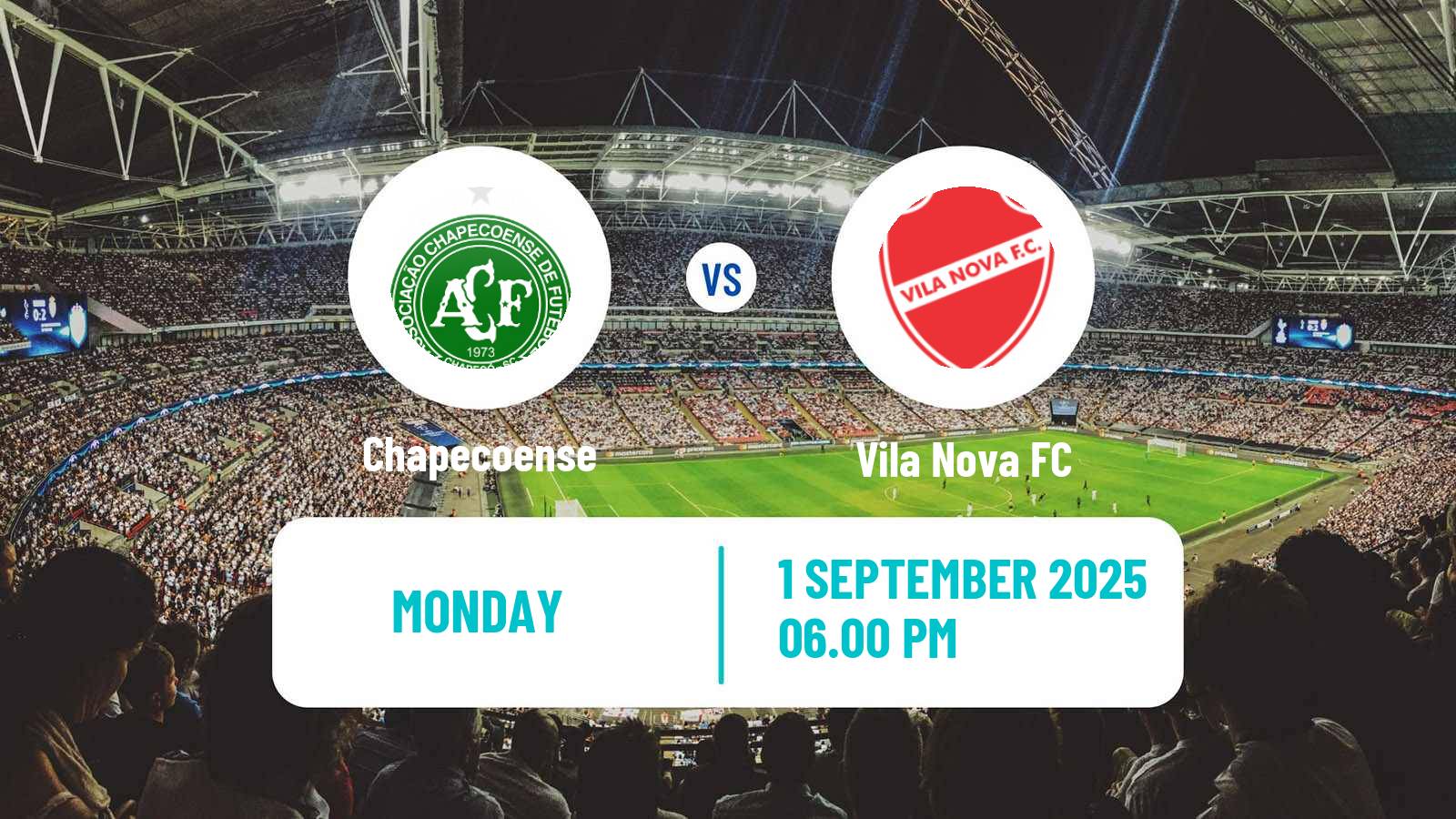 Football Brazilian Serie B Chapecoense - Vila Nova