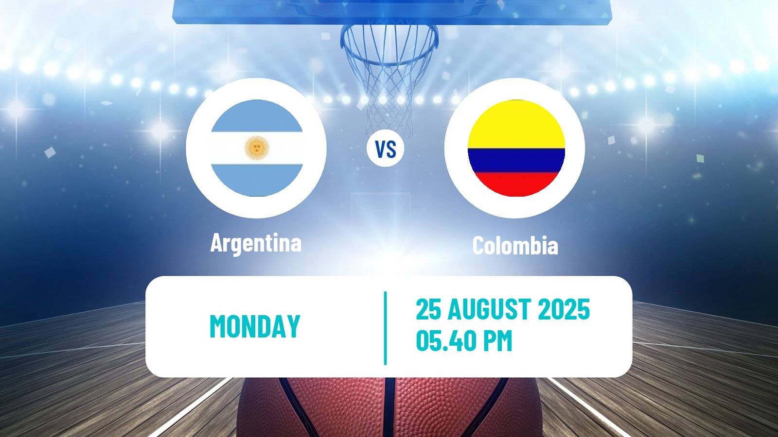 Basketball AmeriCup Basketball Argentina - Colombia