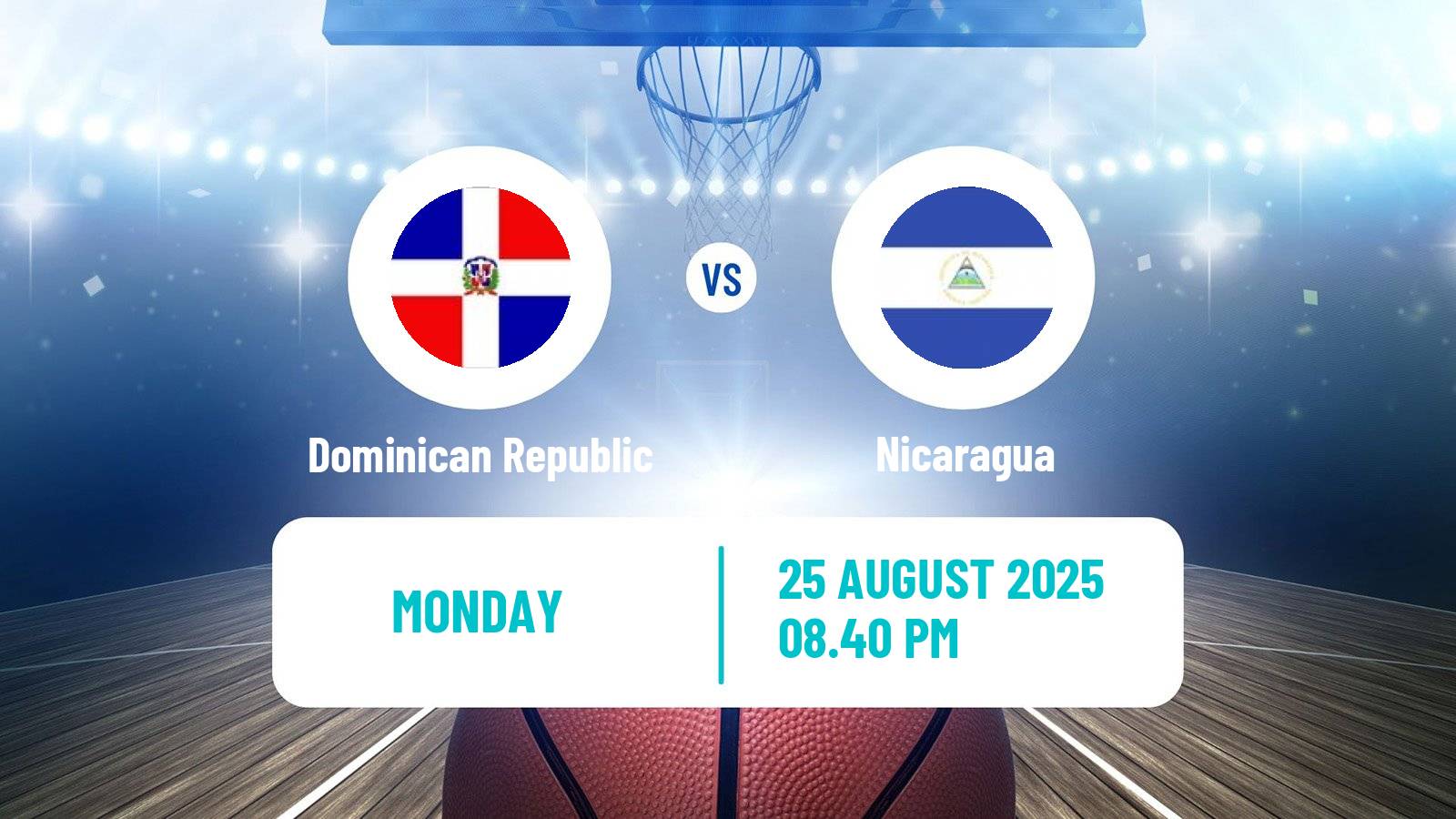 Basketball AmeriCup Basketball Dominican Republic - Nicaragua