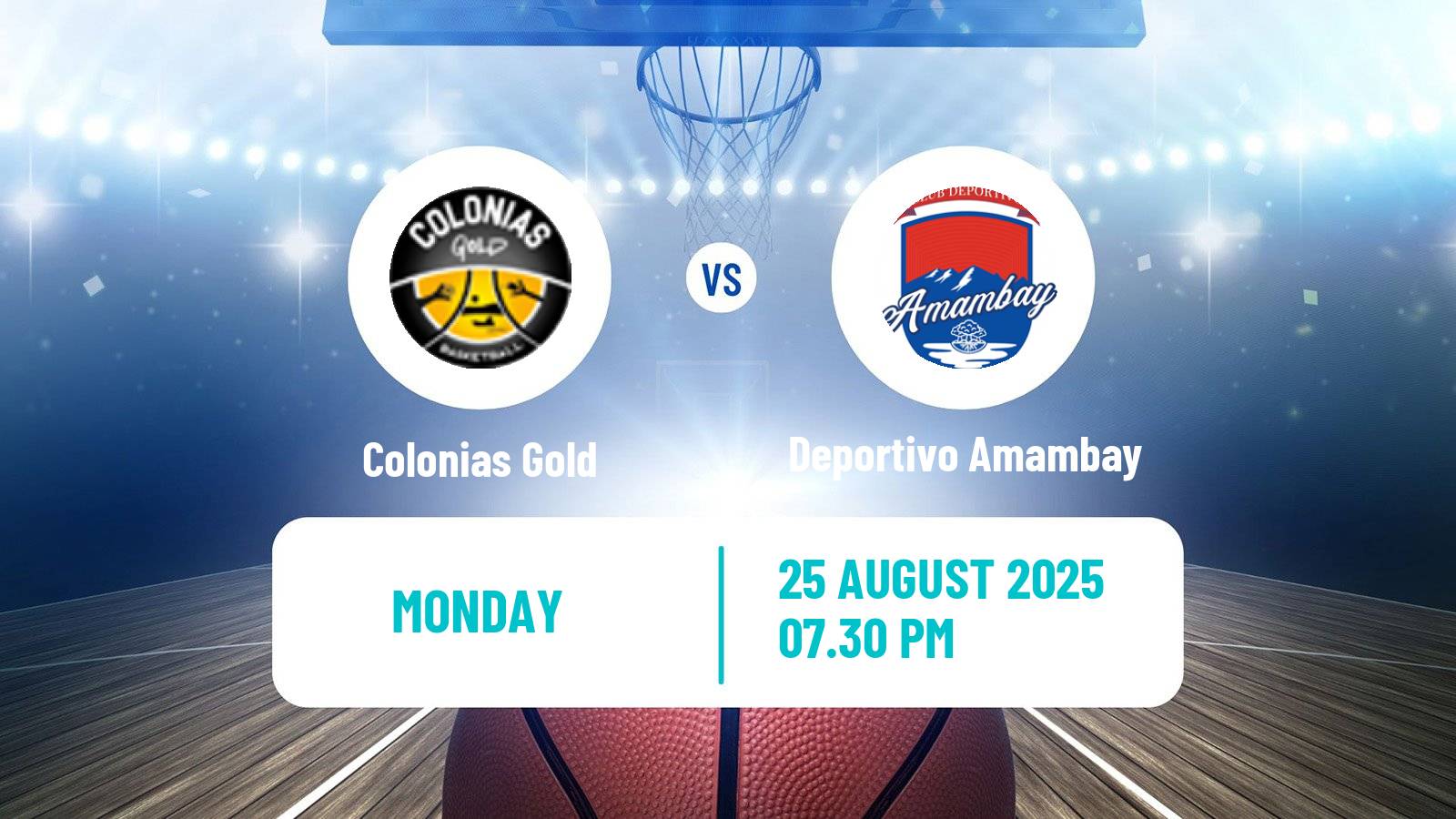 Basketball Paraguayan LNB Basketball Colonias Gold - Deportivo Amambay