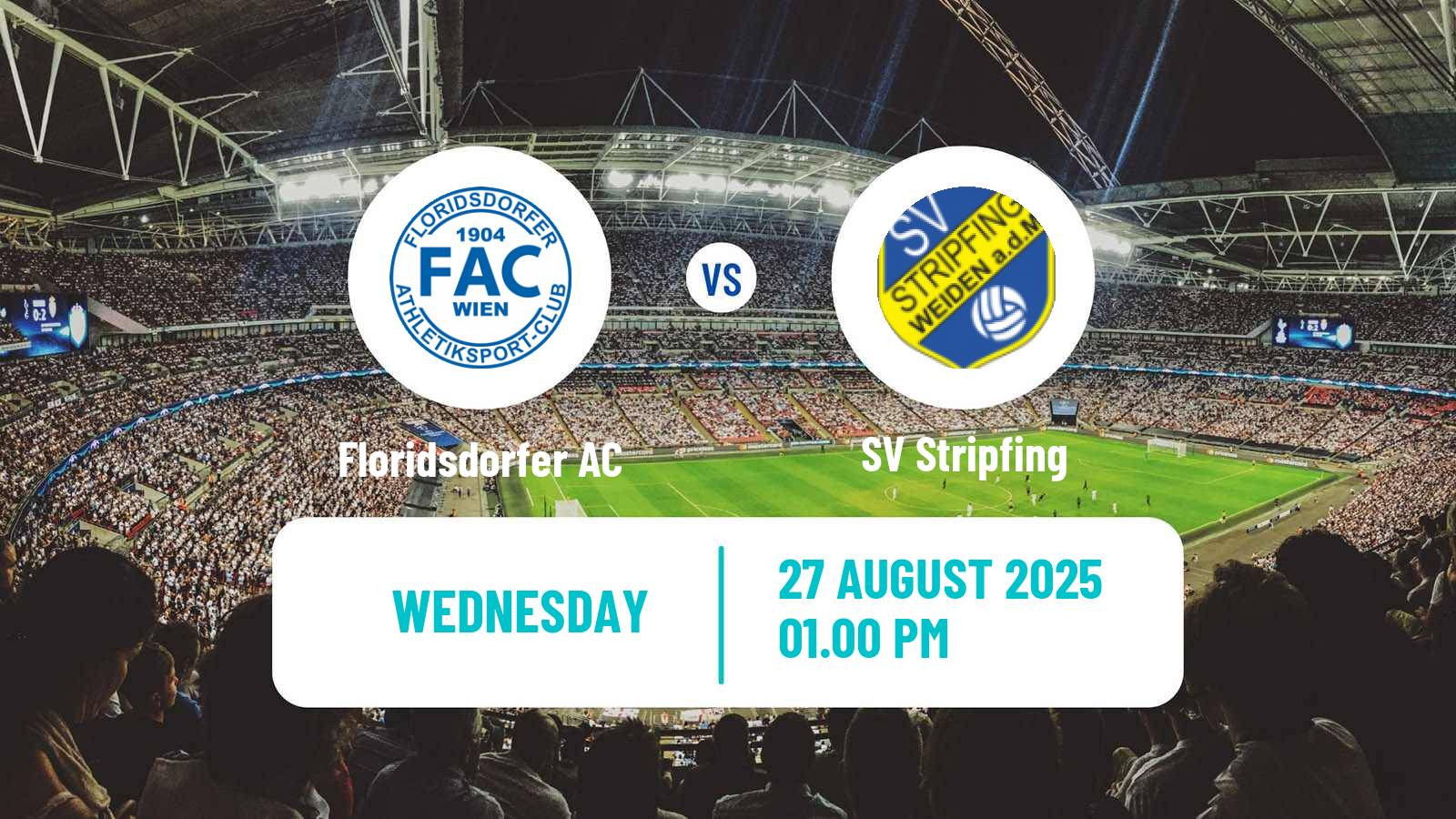 Football Austrian OFB Cup Floridsdorfer AC - Stripfing