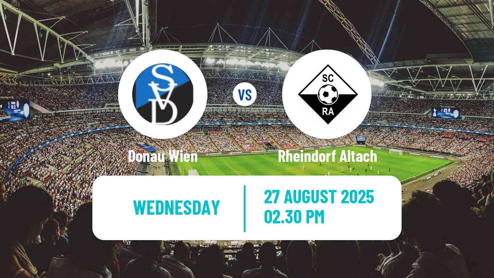 Football Austrian OFB Cup Donau Wien - Rheindorf Altach