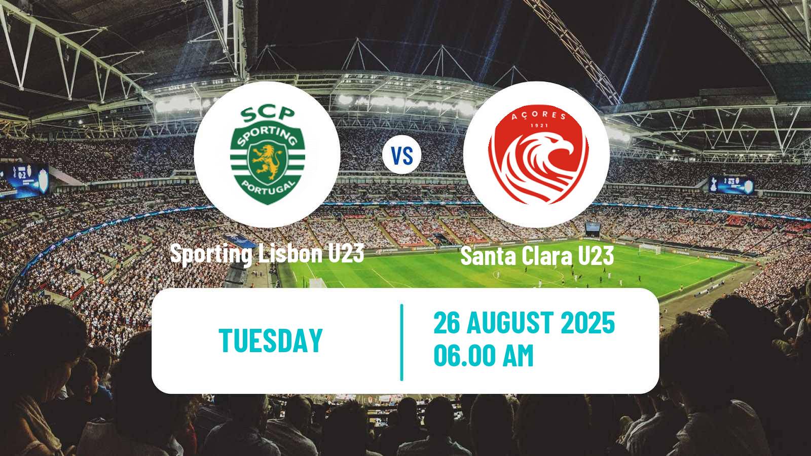 Football Portuguese Liga Revelacao U23 Sporting Lisbon U23 - Santa Clara U23