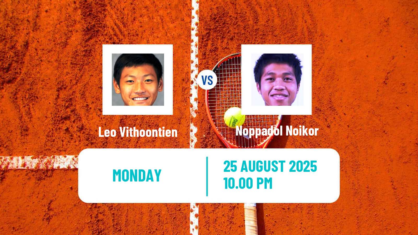 Tennis ITF M15 Nakhon Pathom 5 Men Leo Vithoontien - Noppadol Noikor