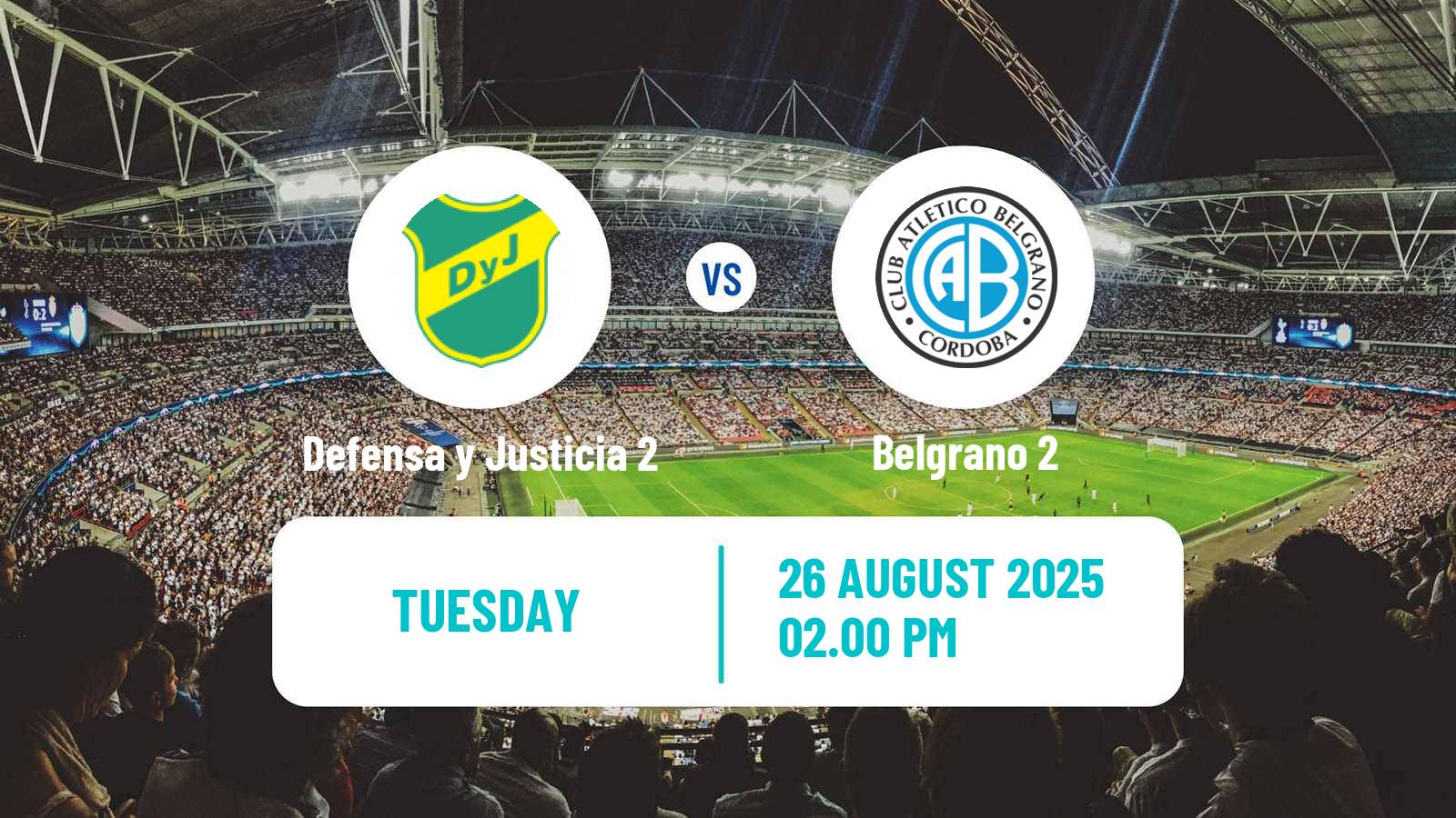 Football Argentinian Reserve League Defensa y Justicia 2 - Belgrano 2