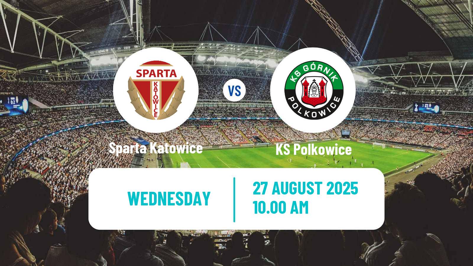Football Polish Division 3 - Group III Sparta Katowice - Polkowice