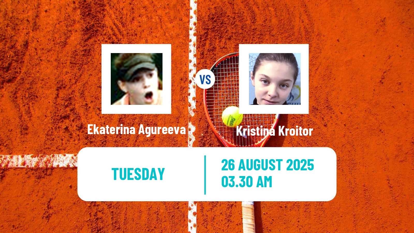 Tennis ITF W15 Telavi Women Ekaterina Agureeva - Kristina Kroitor