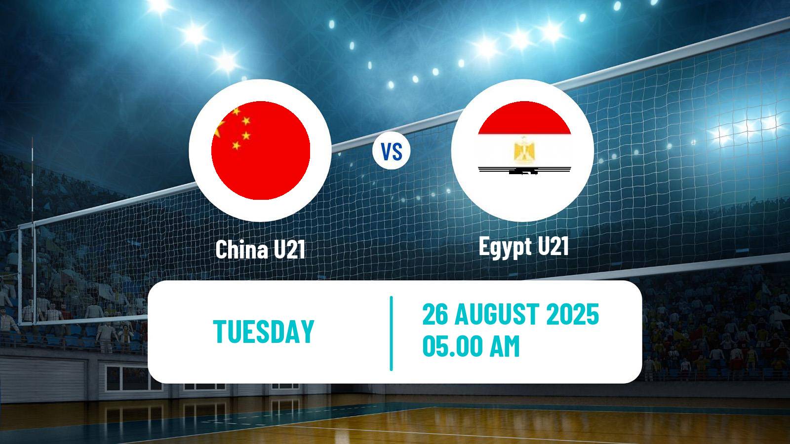 Volleyball World Championship U21 Volleyball China U21 - Egypt U21