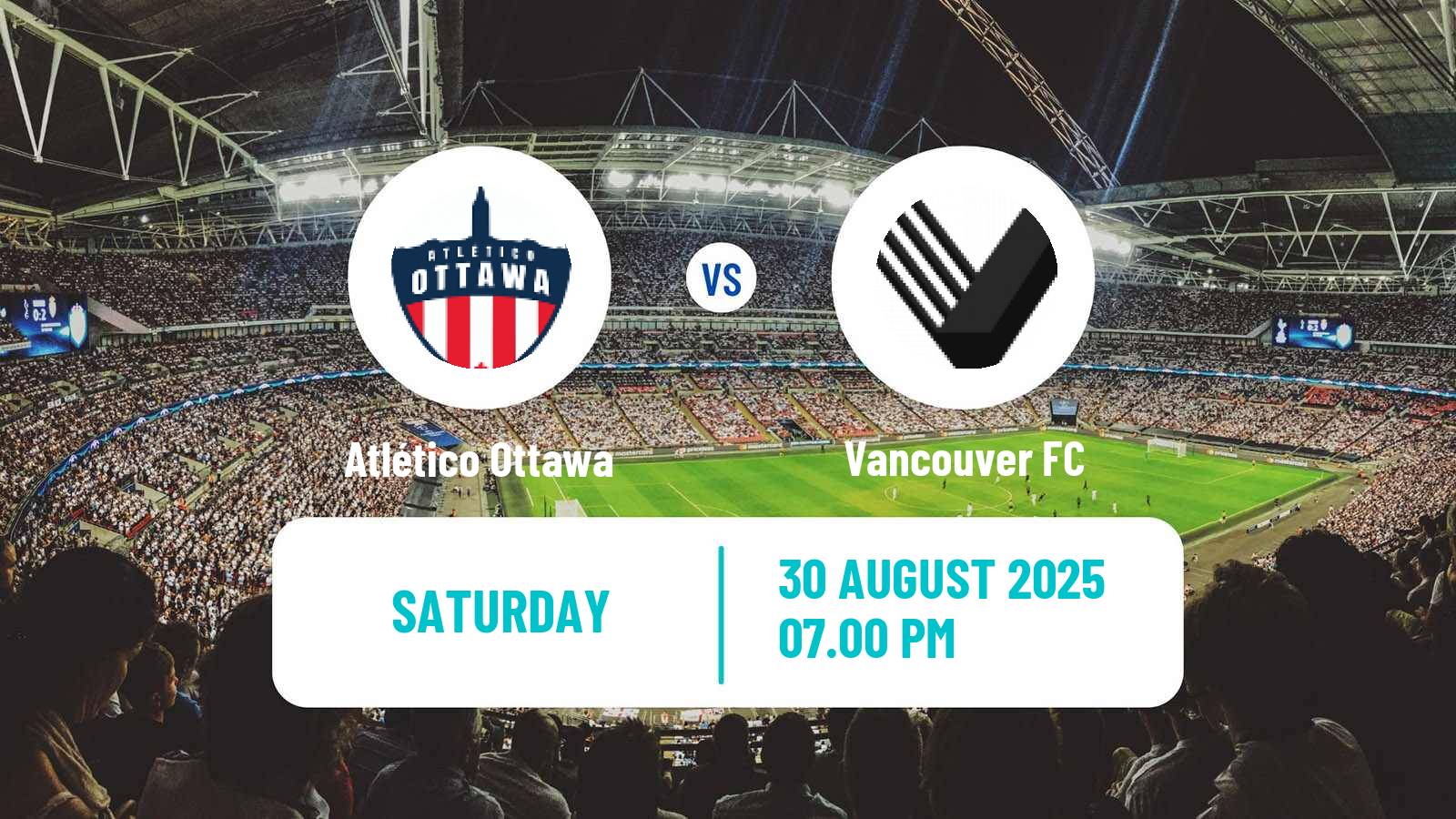 Football Canadian Premier League Atlético Ottawa - Vancouver FC