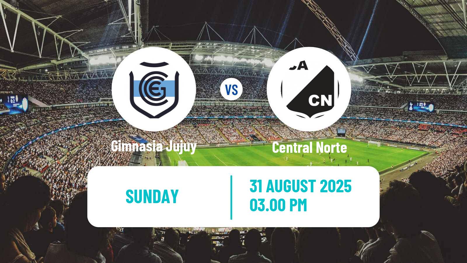 Football Argentinian Primera Nacional Gimnasia Jujuy - Central Norte