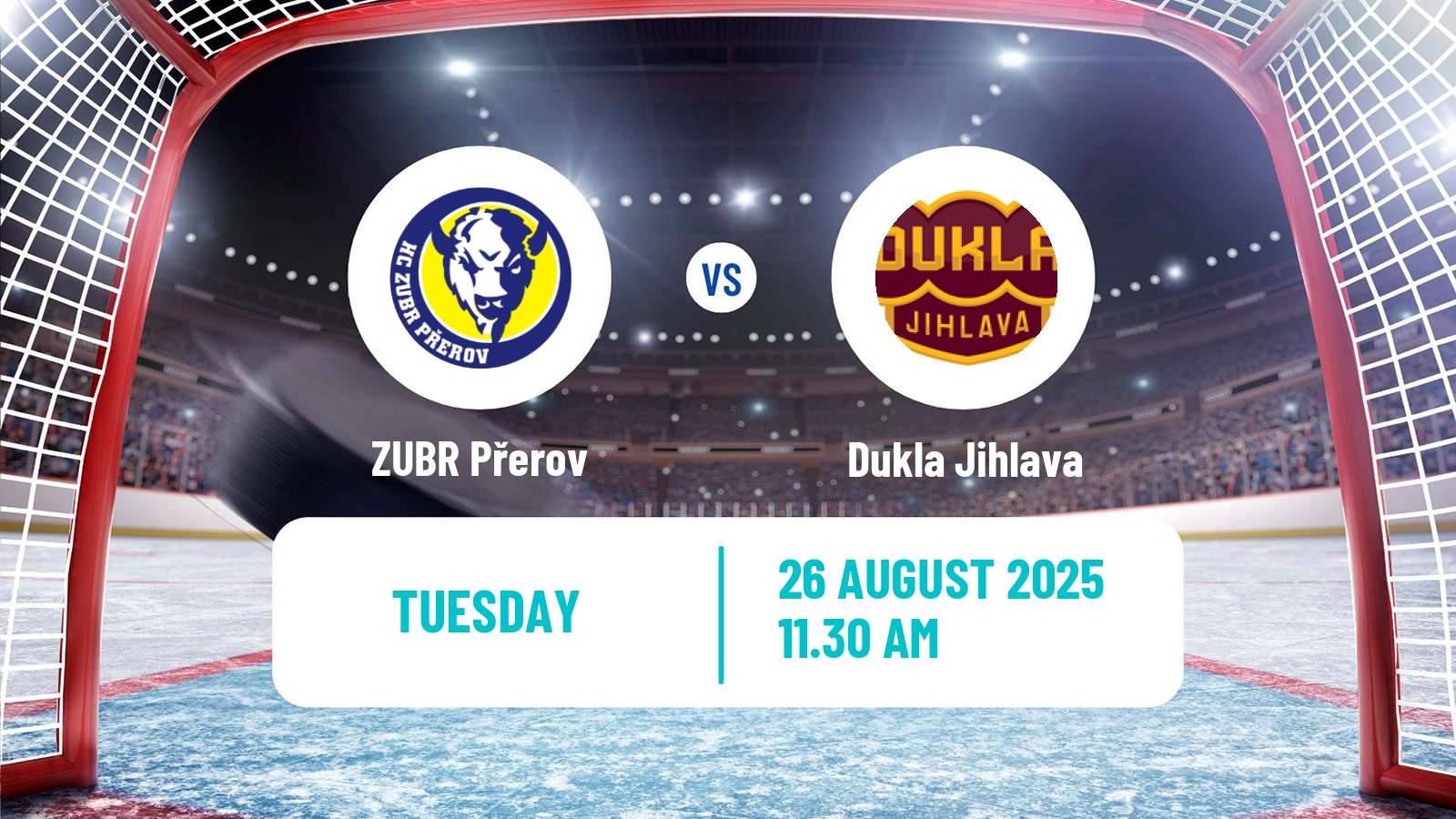 Hockey Club Friendly Ice Hockey ZUBR Přerov - Dukla Jihlava