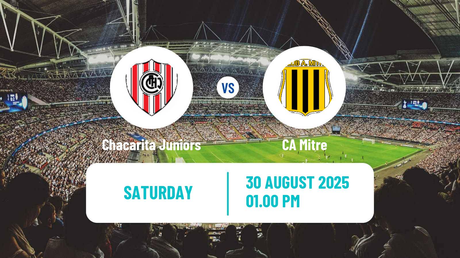Football Argentinian Primera Nacional Chacarita Juniors - Mitre