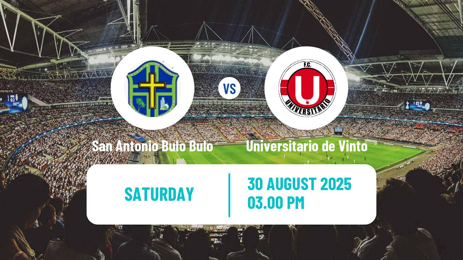 Football Bolivian League Cup San Antonio Bulo Bulo - Universitario de Vinto