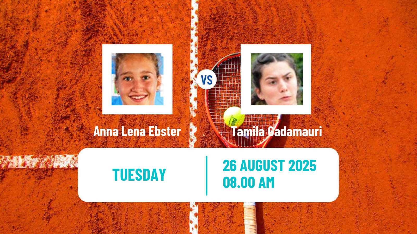 Tennis ITF W15 Kaltenkirchen Women Anna Lena Ebster - Tamila Gadamauri