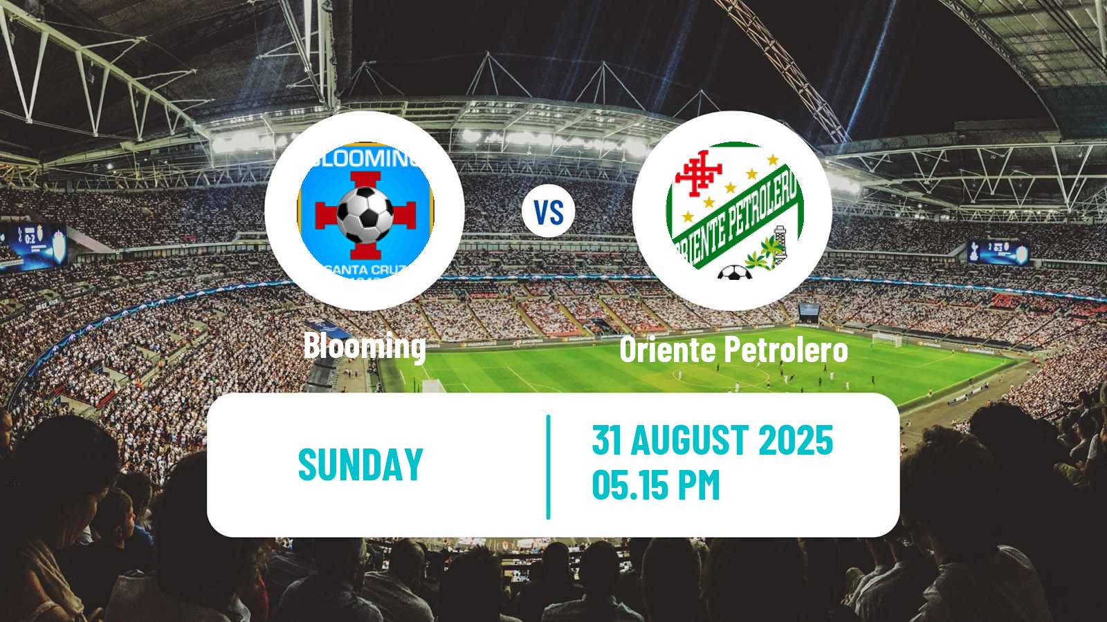 Football Bolivian League Cup Blooming - Oriente Petrolero