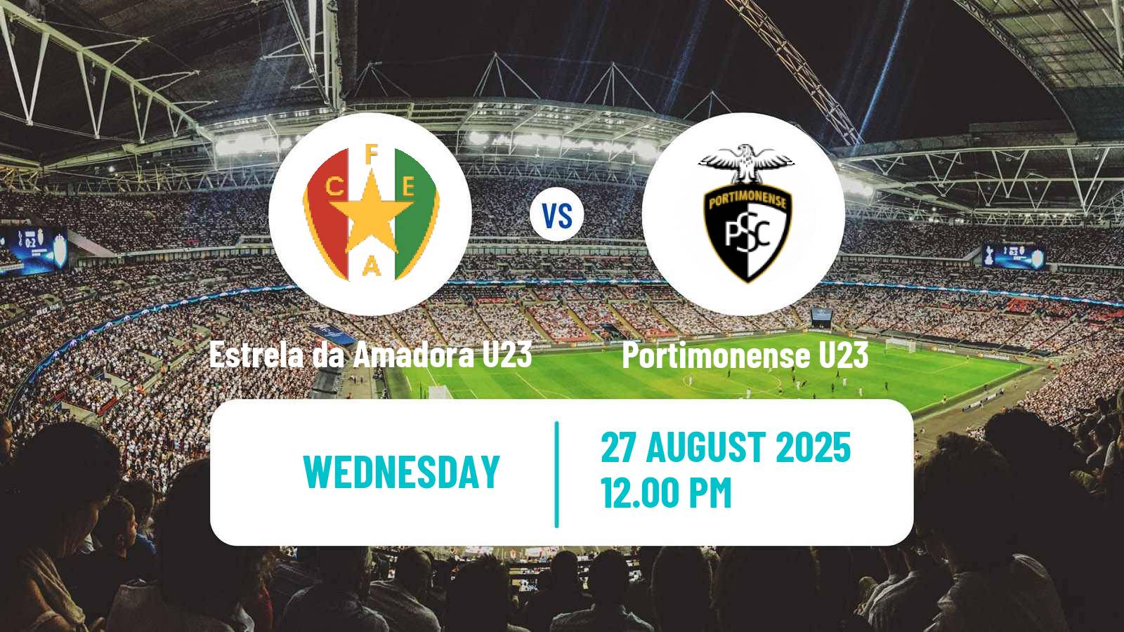 Football Portuguese Liga Revelacao U23 Estrela da Amadora U23 - Portimonense U23