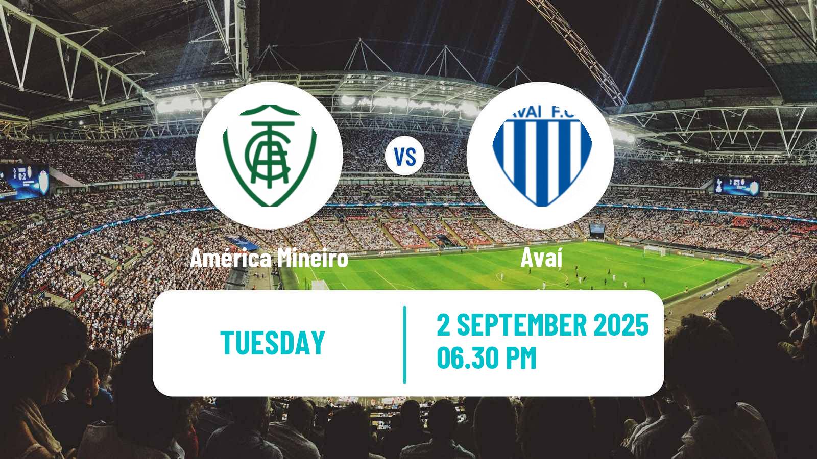 Football Brazilian Serie B América Mineiro - Avaí