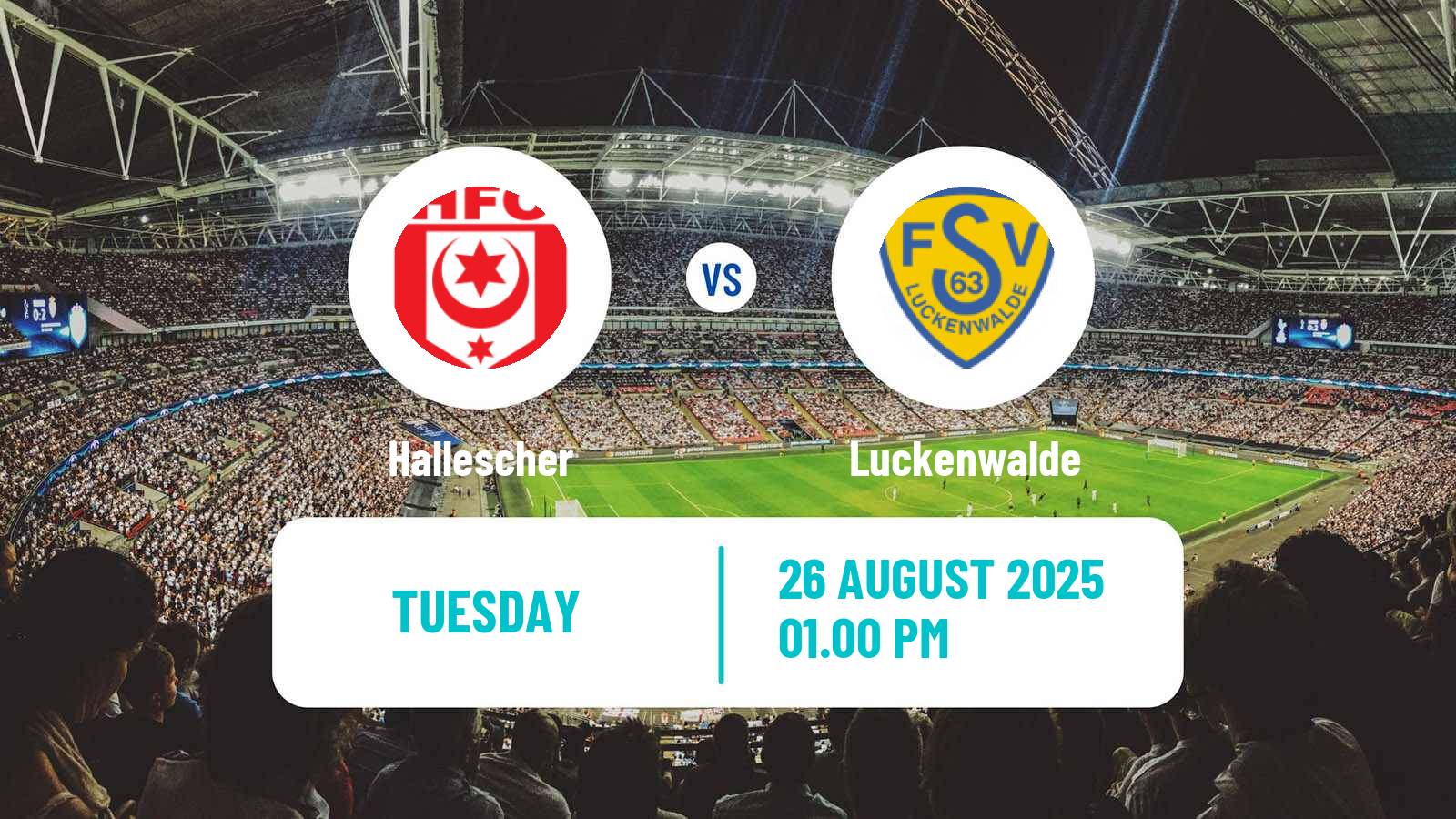 Football German Regionalliga Nordost Hallescher - Luckenwalde