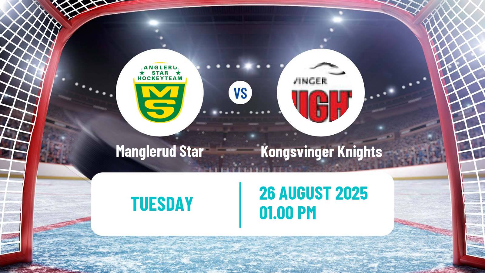 Hockey Club Friendly Ice Hockey Manglerud Star - Kongsvinger Knights