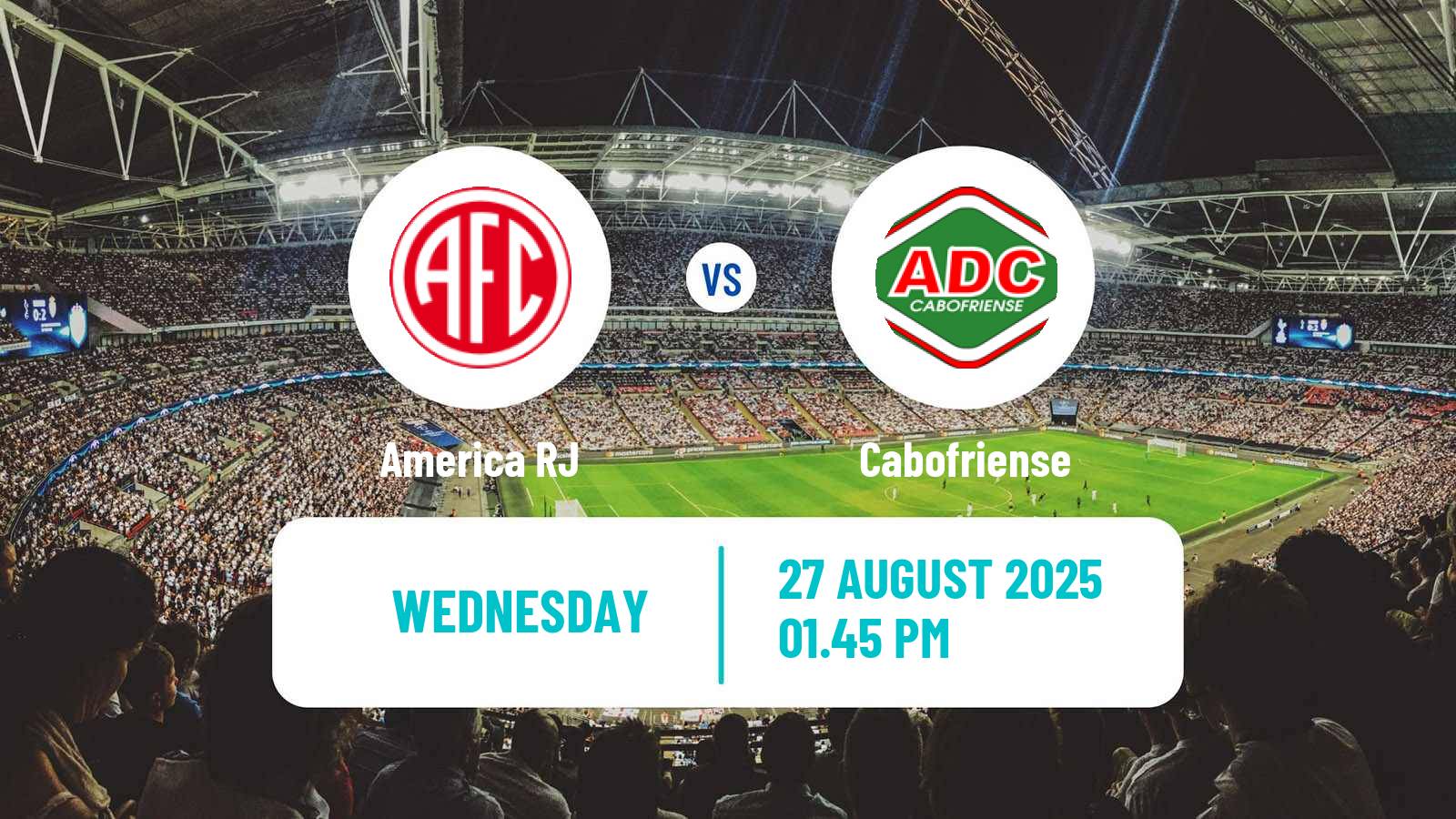 Football Brazilian Copa Rio America RJ - Cabofriense