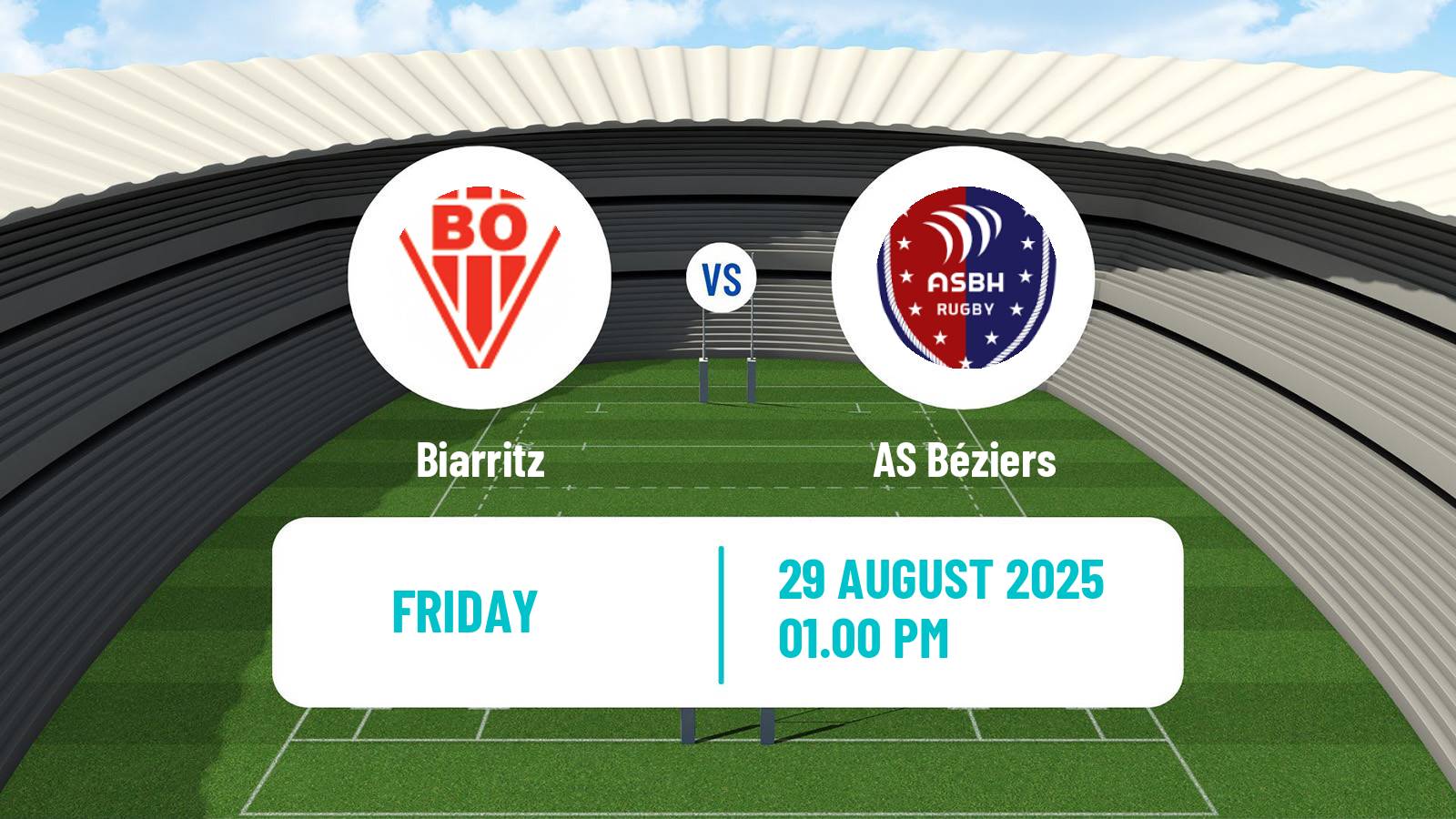 Rugby union French Pro D2 Biarritz - Béziers