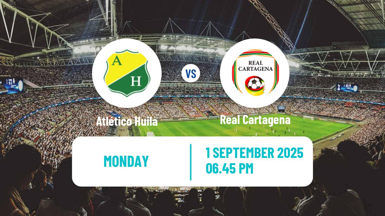 Football Colombian Primera B Atlético Huila - Real Cartagena