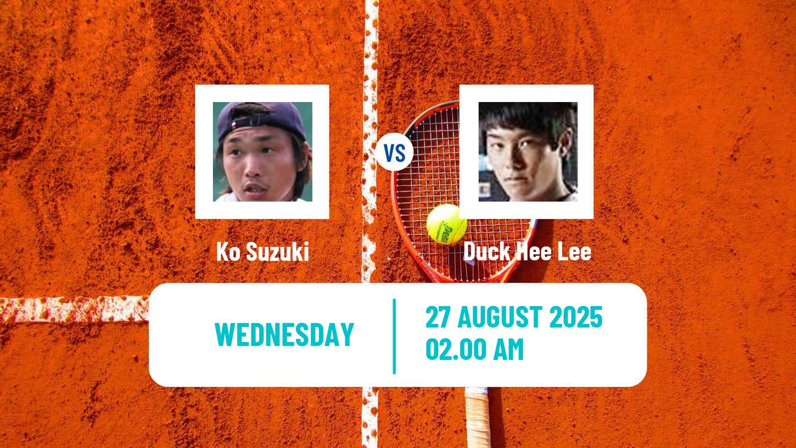 Tennis ITF M15 Hong Kong Men Ko Suzuki - Duck Hee Lee
