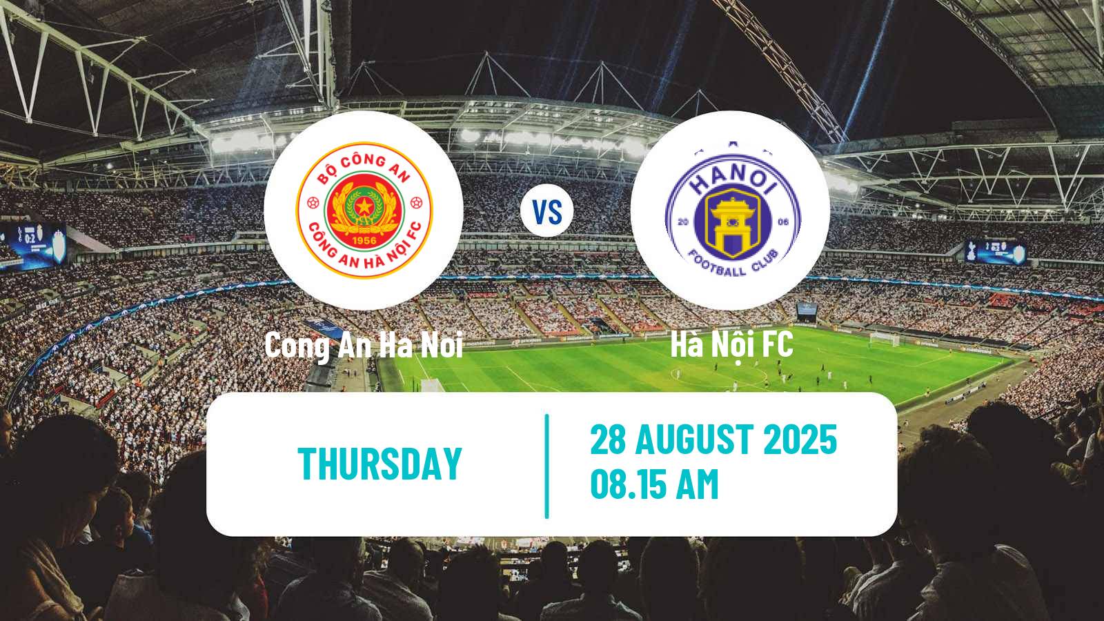 Football Vietnamese V League 1 Cong An Ha Noi - Hà Nội FC