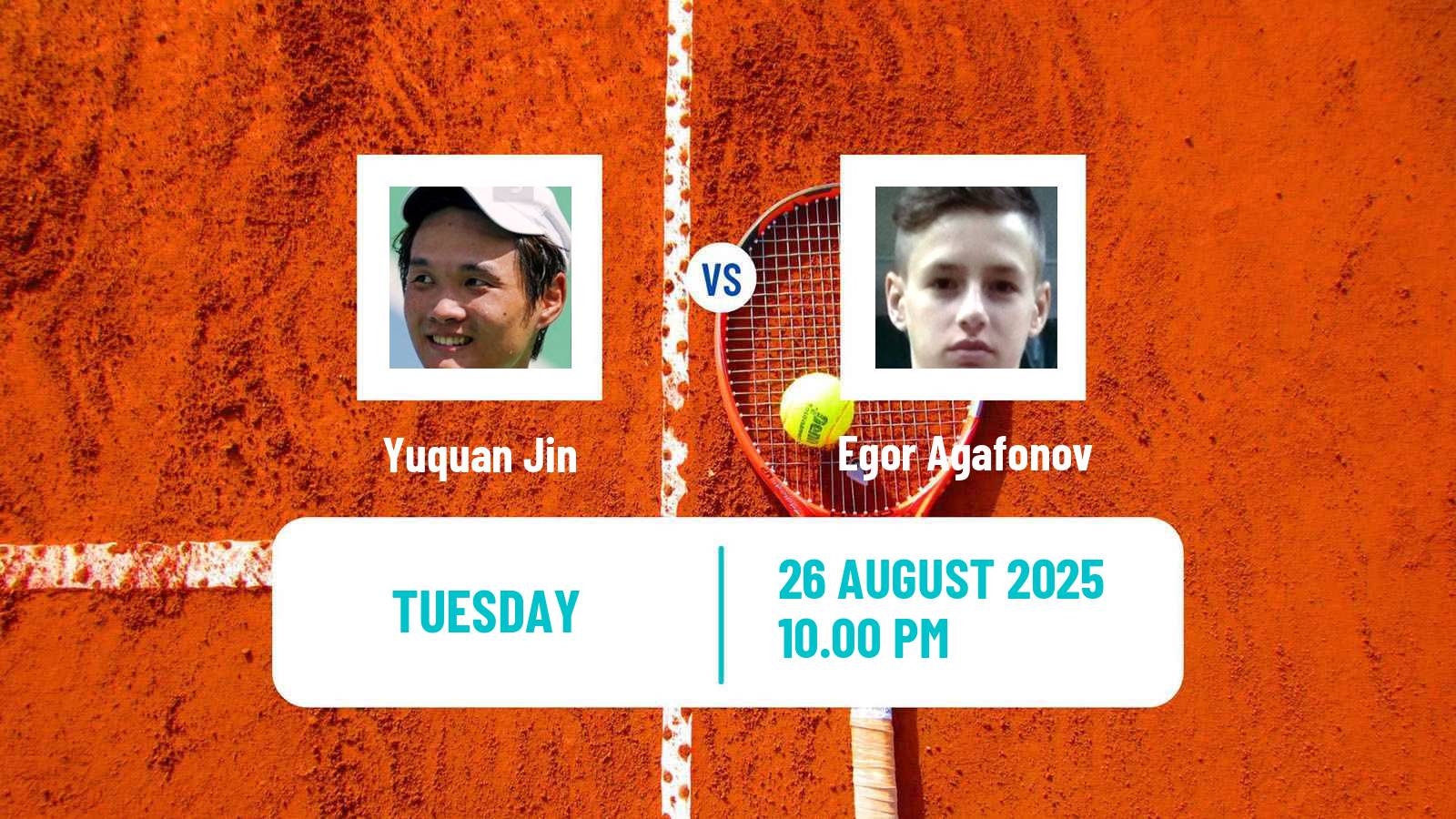 Tennis ITF M15 Maanshan 7 Men Yuquan Jin - Egor Agafonov