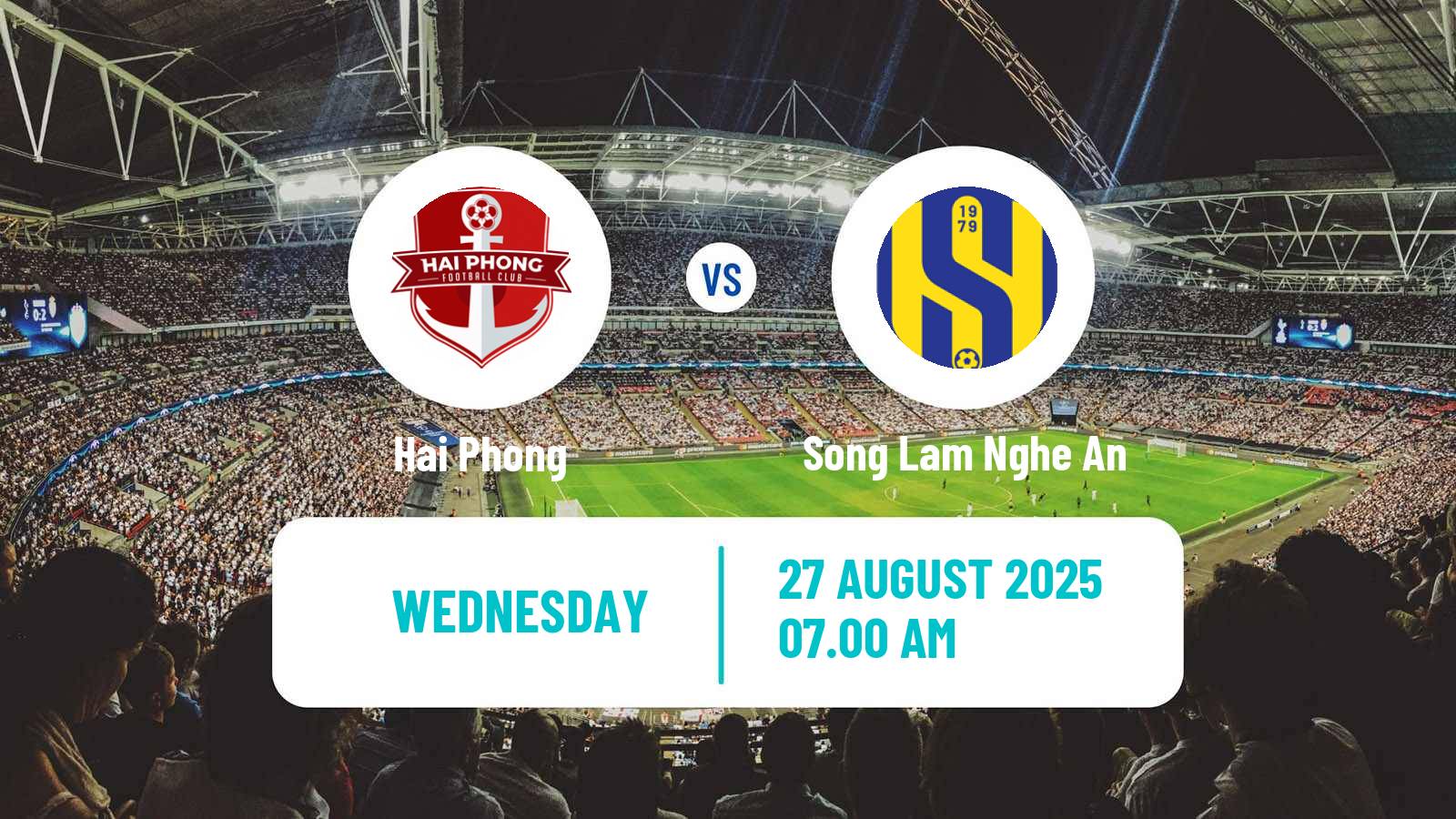 Football Vietnamese V League 1 Hai Phong - Song Lam Nghe An